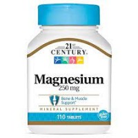 21st CENTURY. Magnesium 250mg/ 110 tab