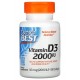 Doctor's Best Vitamin D3,  2000 iu 180 vcaps
