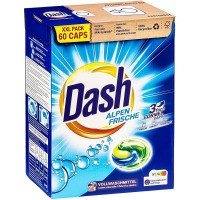 Dash universal Alpen Frische 3-в-1 60шт. Капсулы для стирки белья