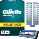 Gillette Mach3 rezerves skuvekļa asmeņi vīriešiem 24 gab