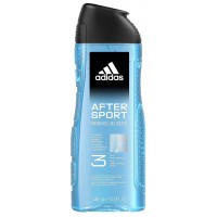 Гель для душа мужской Adidas After Sport 3в1, 400 мл