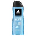 Dušas želeja vīriešiem Adidas After Sport  3in1, 400 ml