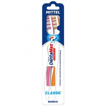 Зубная щётка средней жёсткости  2 шт Elkos Dental Medium