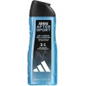 Гель для душа  Adidas  After Sport 3в1 мужской , 400 мл
