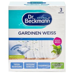 Dr. Beckmann Gardinen Weiss отбеливатель для белых штор и тюля, 3 × 40 г