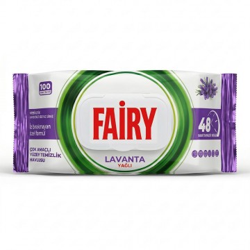 FAIRY Lavanda влажные чистящие салфетки, 100 шт.