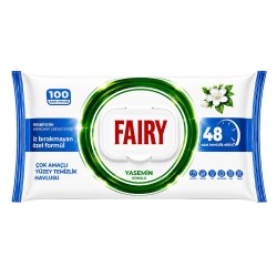 FAIRY Jasmin mitrās tīrīšanas salvetes, 100 gab.