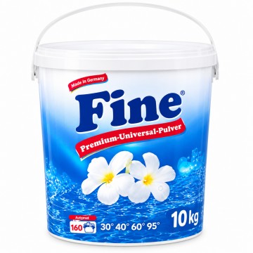 Универсальный экологичный стиральный порошок Fine Premium Universal, 10 кг, до 160 стирок