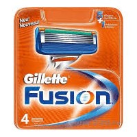 Gillette Fusion maiņas kasetes 4 gab.